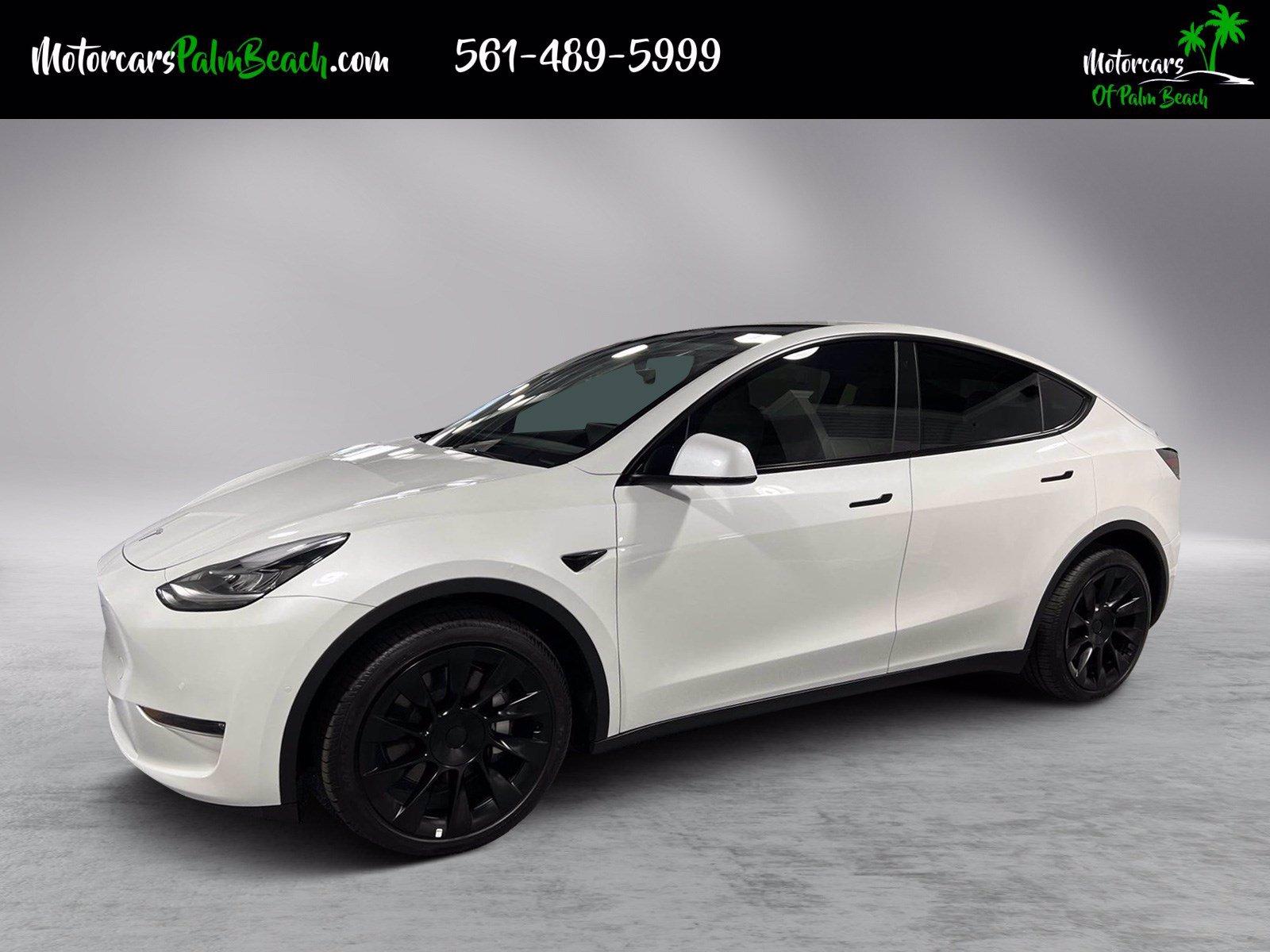Used 2021 Tesla Model Y For Sale Sold Motorcars of Palm Beach Stock MF228527