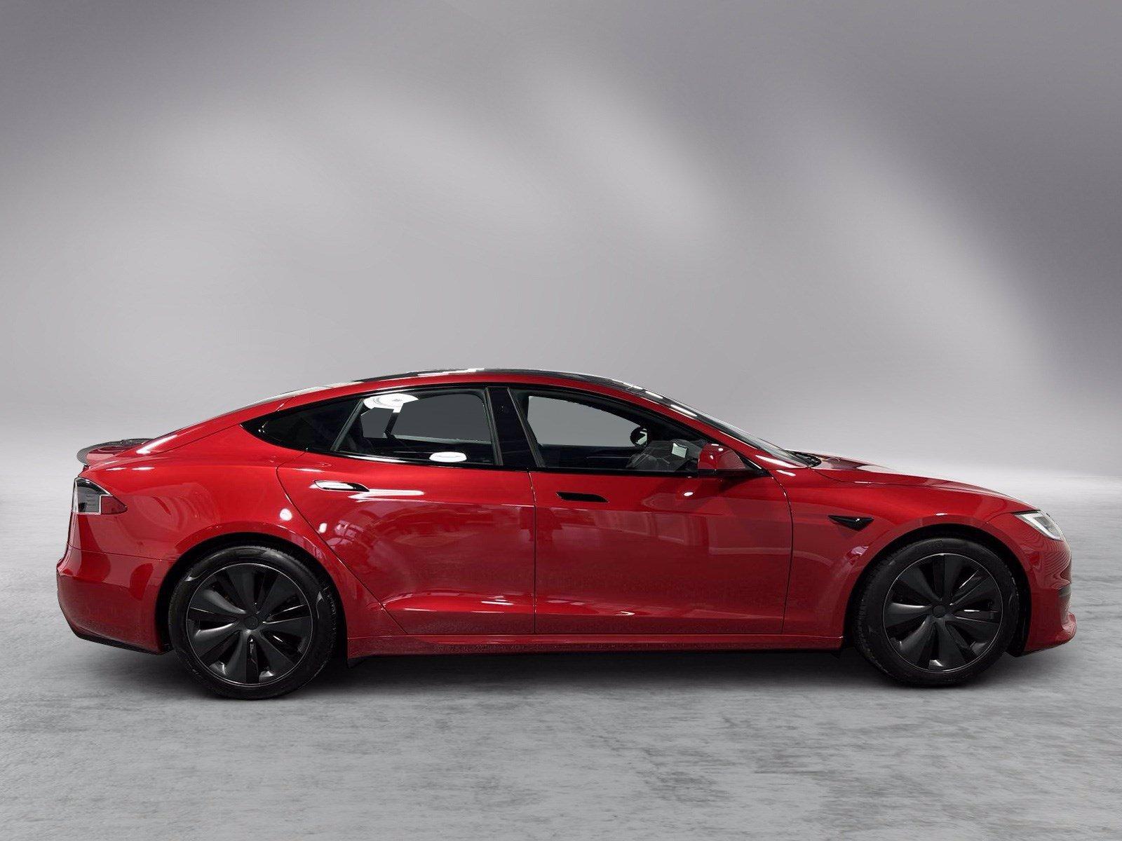 2021 tesla model store s red